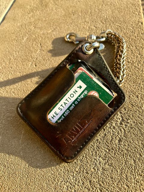 Photo by Vic on May 17, 2026 of the Anvil Wallet in Unknown Natural Veg Tan.