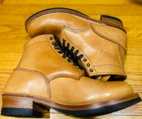 Photo by Vic on May 6, 2026 of the John Lofgren Steel Gang Boot in Badalassi Carlo Bone Minerva Liscio.