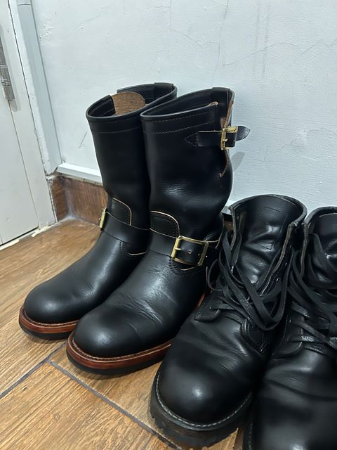 Photo by bangbenana on June 29, 2025 of the Briselblack The Keeper 'Type 2' Engineer Boot in Indonesian Black Teacore.
