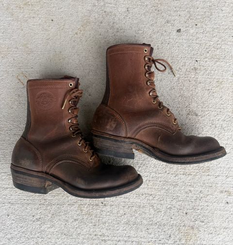 Photo by jandrescavage on April 2, 2026 of the Frank's Boots Front Range in Horween Natural Chromexcel.