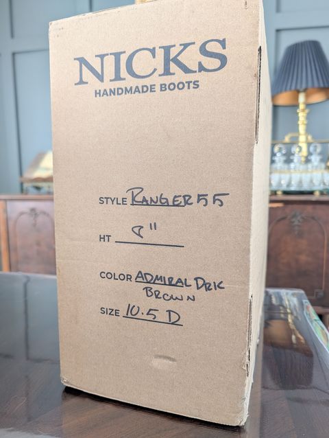Photo by proof.in.whisky on February 25, 2026 of the Nicks Ranger in Nicks / Horween Dark Brown Waxy Admiral.