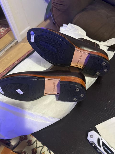 Photo by BootSniffer69 on July 17, 2026 of the Briselblack The Seventh Chelsea Boot in Maryam Dark Brown Horsebutt.