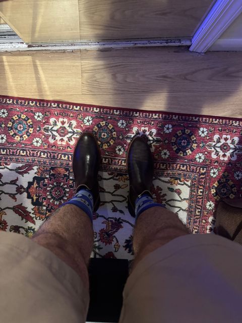 Photo by BootSniffer69 on July 17, 2026 of the Briselblack The Seventh Chelsea Boot in Maryam Dark Brown Horsebutt.