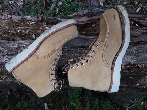 Photo by bootsforlife on March 5, 2026 of the Red Wing 6-Inch Classic Moc in S.B. Foot Hawthorne Abilene.