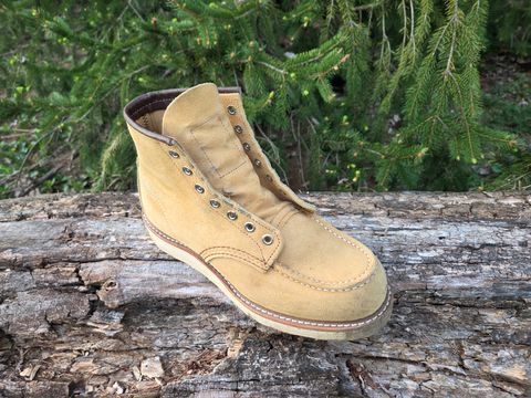 Photo by bootsforlife on April 4, 2026 of the Red Wing 6-Inch Classic Moc in S.B. Foot Hawthorne Abilene.
