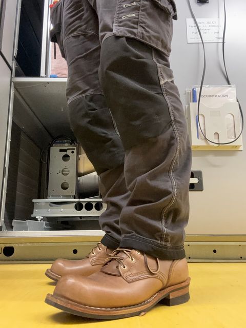 Photo by Qltyboots on February 27, 2025 of the Nicks MTO in Horween Natural Chromexcel.