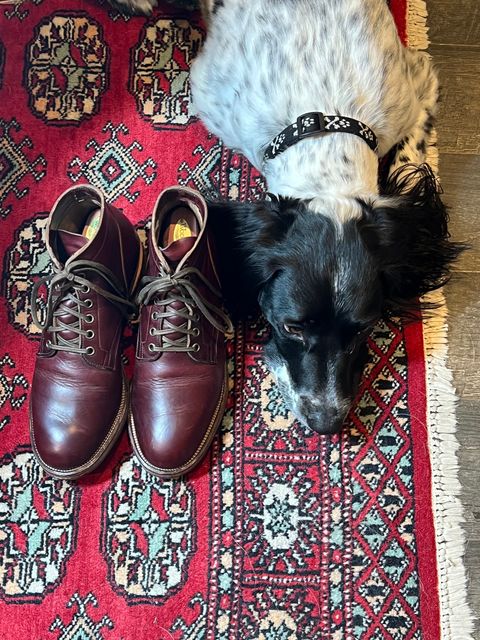 Photo by central209 on April 6, 2023 of the Viberg Service Boot in Horween Color 8 Chromexcel.