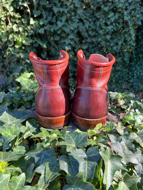 Photo by DalesLeatherworks on November 3, 2023 of the Kustom Kraft Model 1 in Kobel Russet Harness.