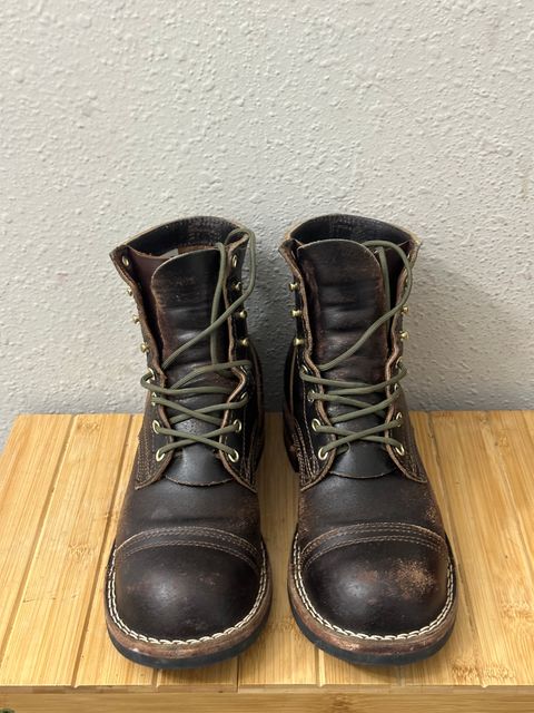 Photo by killbill03 on April 6, 2024 of the Nicks Americana in Horween Brown Waxed Flesh.