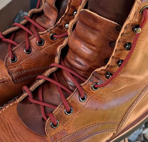 Photo by Gmetal64 on June 6, 2026 of the Nicks Moc Toe in Horween Natural Dublin.