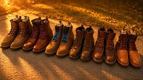 Photo by Gmetal64 on April 23, 2026 of the Nicks Nicks/ WedgeWork in Nicks 1964 Brown Smooth Over 1964 Tan Roughout.
