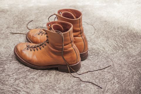 Photo by mjig76 on April 4, 2025 of the Willie's Handmade Boots Monkey Boot in Horween Moc Latigo.
