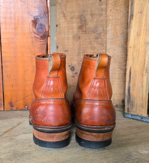 Photo by yorkpahomes on April 4, 2025 of the Nicks Wickett and Craig Toe Cap - Double Stuffed - MTO in Wickett & Craig Natural Double Stuffed.