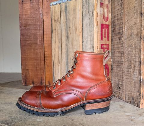 Photo by yorkpahomes on April 4, 2025 of the Nicks Wickett and Craig Toe Cap - Double Stuffed - MTO in Wickett & Craig Natural Double Stuffed.