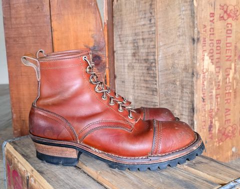 Photo by yorkpahomes on April 4, 2025 of the Nicks Wickett and Craig Toe Cap - Double Stuffed - MTO in Wickett & Craig Natural Double Stuffed.