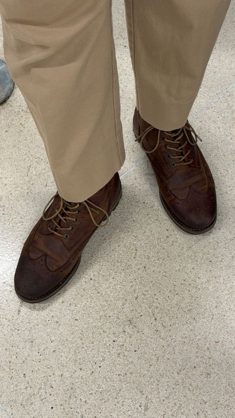 Photo by BigBadWolf on February 28, 2026 of the Mark Albert Countrty Boot in C.F. Stead Caramel Classic Kudu.