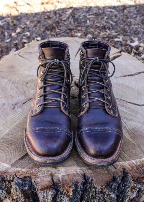 Photo by patinathunderdome on February 1, 2022 of the Truman Service Boot in Seidel Bay Double Shot.