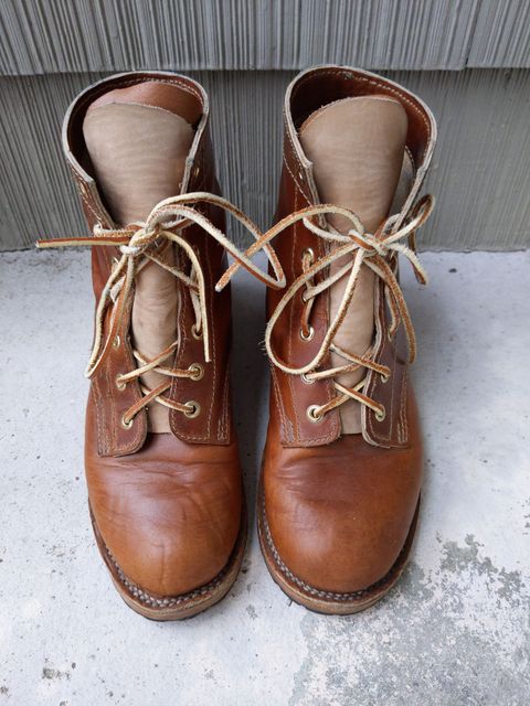 Photo by patinathunderdome on January 5, 2022 of the Self-Made in Horween Coppertone Chromexcel.