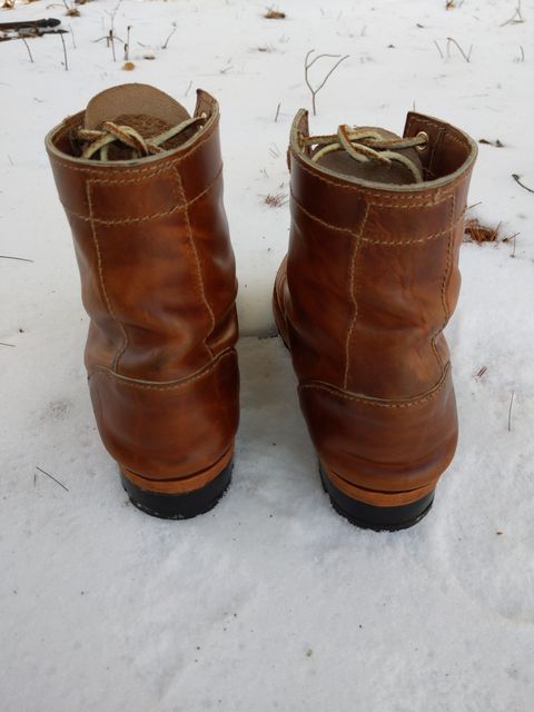 Photo by patinathunderdome on February 5, 2022 of the Self-Made in Horween Coppertone Chromexcel.