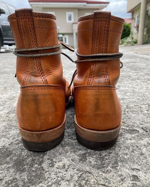 Photo by patinathunderdome on February 4, 2022 of the Wesco Hendrik in Wickett & Craig Russet Traditional Harness.