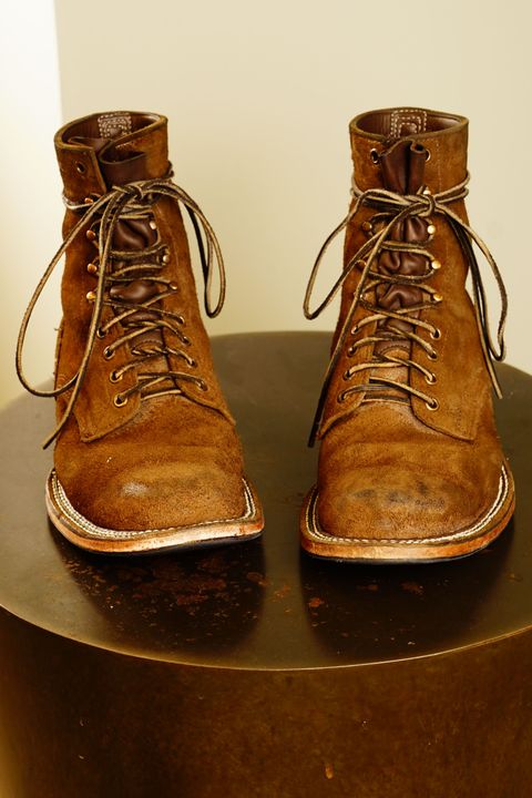 Photo by patinathunderdome on February 4, 2022 of the White's Smokejumper in Seidel Brown Roughout.