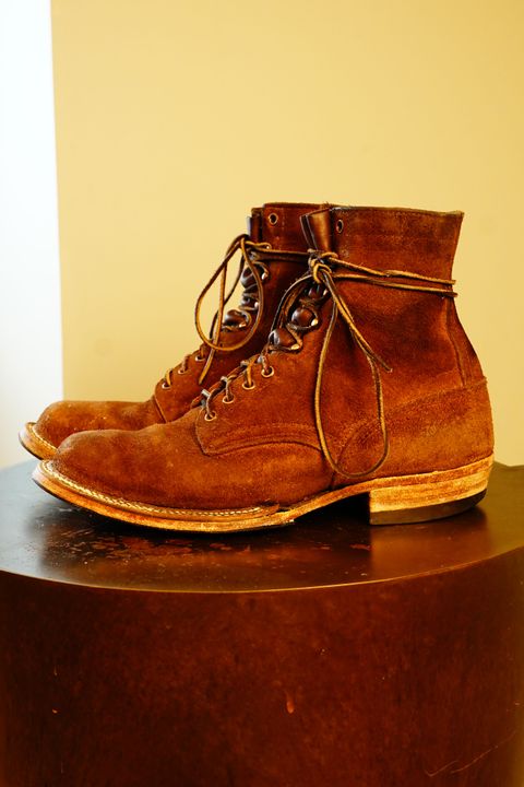 Photo by patinathunderdome on March 3, 2022 of the White's Smokejumper in Seidel Brown Roughout.