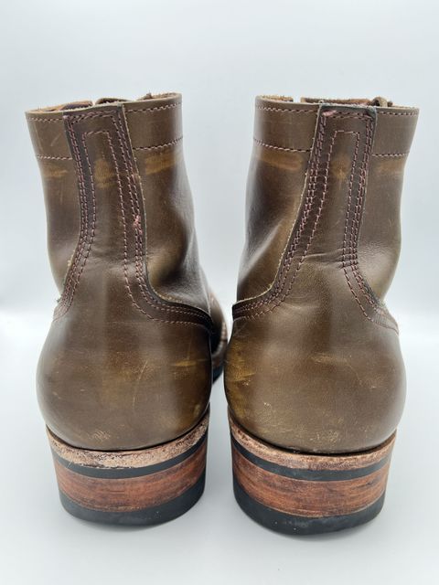 Photo by patinathunderdome on February 5, 2022 of the Nicks Charley in Horween Olive Chromepak.