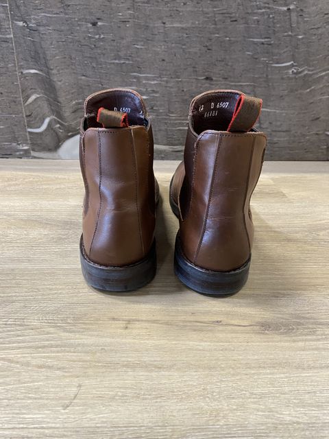Photo by patinathunderdome on November 3, 2021 of the Allen Edmonds Nomad Chelsea in Coffee Calfskin.