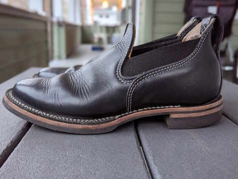 Photo by dreamboot on April 5, 2023 of the Wesco Romeo in Seidel Black Oil Tan.