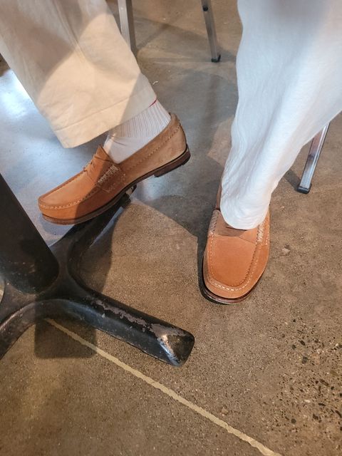 Photo by JoshankRedemption on August 23, 2025 of the Yuketen Rob's Loafer in Conceria Opera Rough Out.