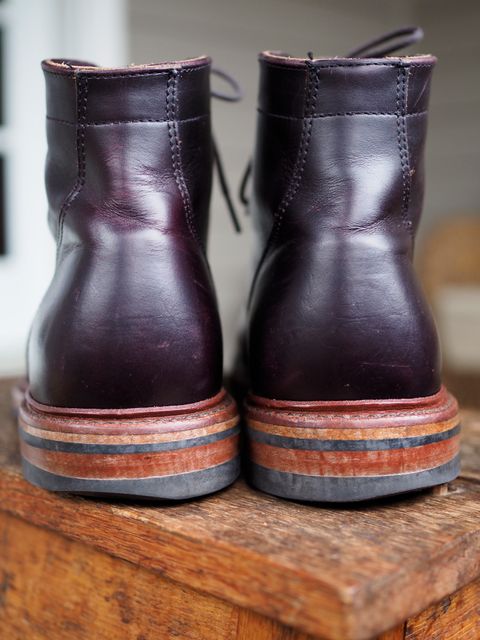Photo by pmarlinm on February 5, 2023 of the Parkhurst The Richmond in Seidel Dark Burgundy Double Shot.