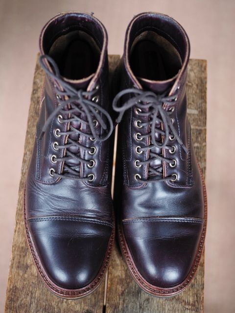 Photo by pmarlinm on February 5, 2023 of the Parkhurst The Richmond in Seidel Dark Burgundy Double Shot.