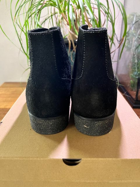 Photo by itsyaboisqueak on July 2, 2024 of the Dr. Sole OZ Trooper Service Boot in Black Oil Tanned Roughout.