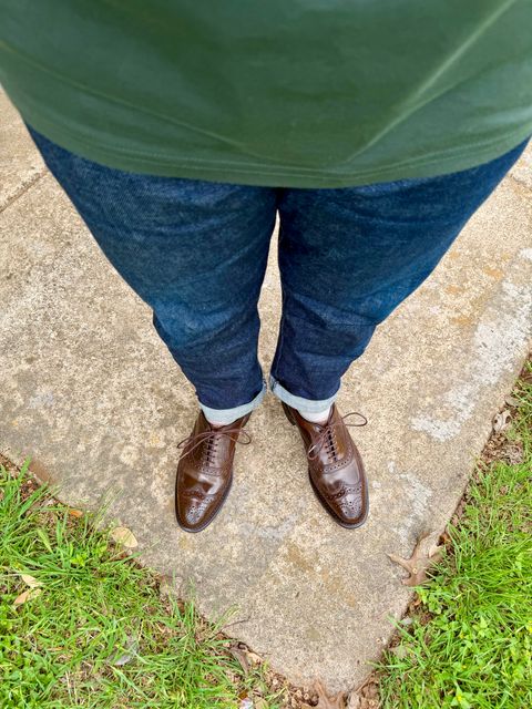 Photo by itsyaboisqueak on April 3, 2026 of the Allen Edmonds Cambridge in Horween Brown Shell Cordovan.