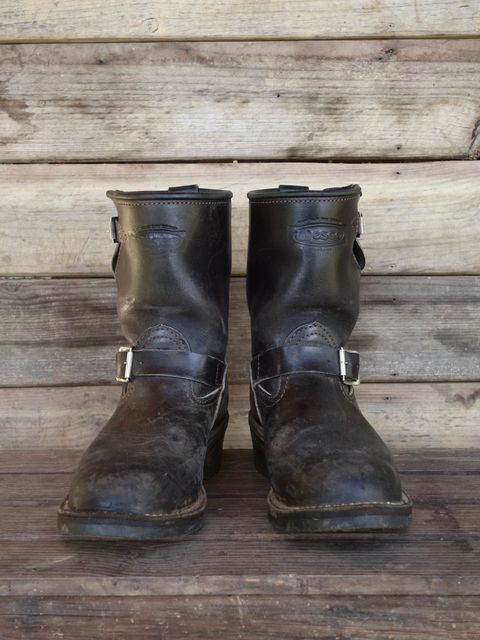 Photo by luutruc07 on February 5, 2023 of the Wesco Boss Engineer Boot in Unlisted Leather.