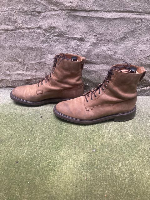 Photo by jamwithsam on January 3, 2023 of the Crockett & Jones Grizedale in Horween Bronze Oiled Sides.