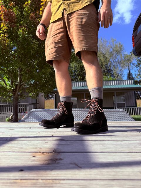Photo by chadthebootguy on October 2, 2025 of the JK Boots O.T. in Bloodcore Bison.