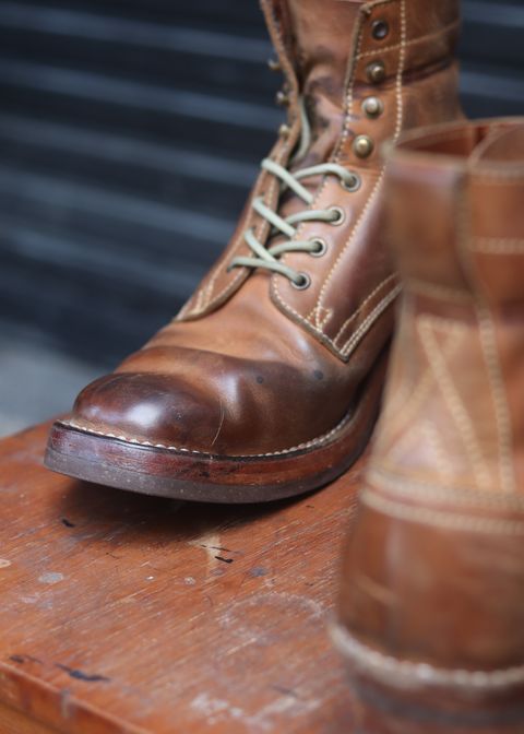 Photo by januardwijuang on March 31, 2026 of the JanSewn Boots JS-200 in indonesian Tan Pull Up.