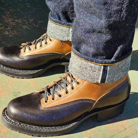 Photo by 1peter3 on February 8, 2024 of the White's x Division Road LTT Logger 375 in Horween Natural Chromexcel.
