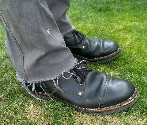 Photo by austinrylees on March 14, 2026 of the New River Boot Quade in Horween Horse Front Strips.