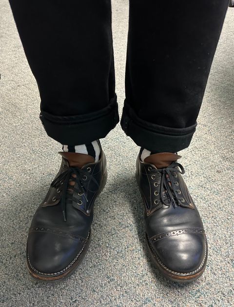Photo by austinrylees on March 20, 2026 of the New River Boot Quade in Horween Horse Front Strips.