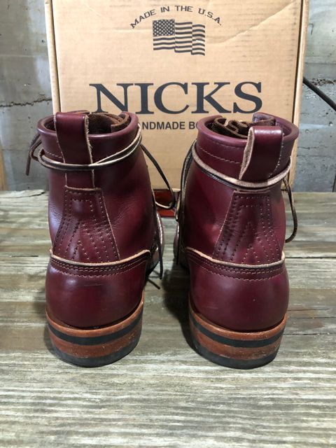 Photo by dj1989 on January 5, 2024 of the Nicks x Parkhurst V1 in Wickett & Craig Burgundy English Bridle.