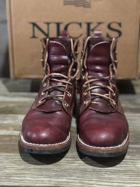 Photo by dj1989 on March 5, 2024 of the Nicks x Parkhurst V1 in Wickett & Craig Burgundy English Bridle.