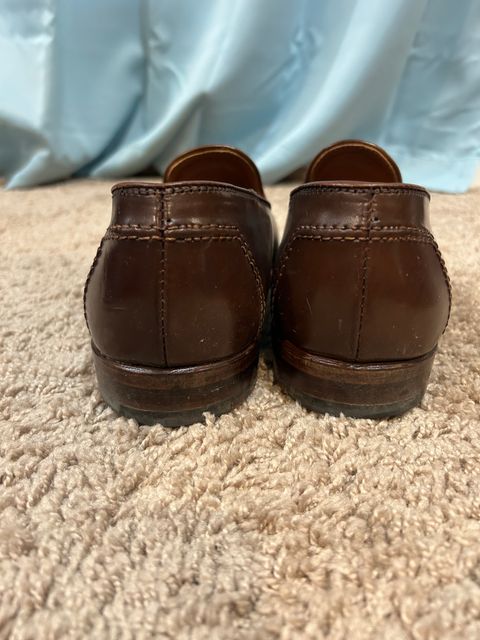 Photo by maguire6859 on February 3, 2024 of the Alden Plain Toe Loafer in Horween Ravello Shell Cordovan.