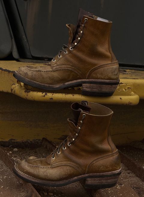 Photo by DocLineman on March 27, 2026 of the Nicks Ranger MTO in Horween Acorn Cypress.