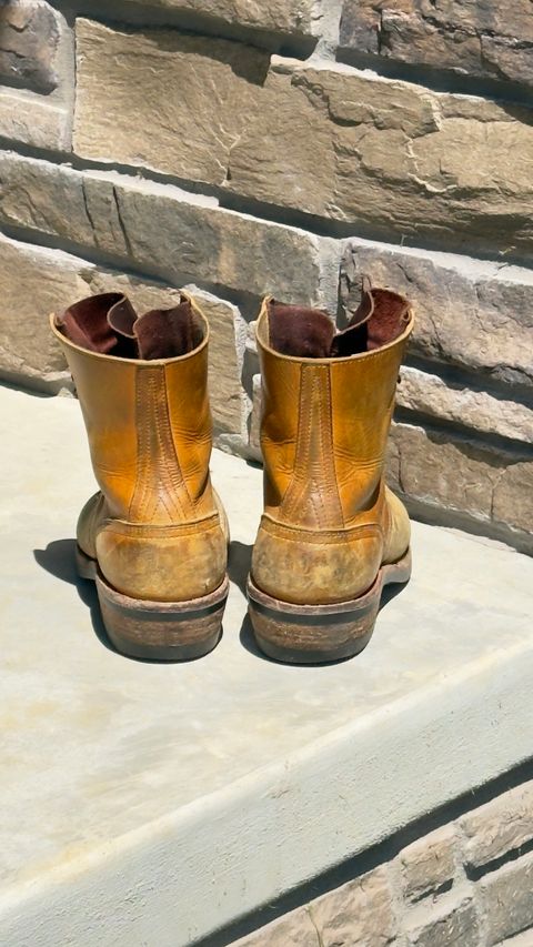 Photo by DocLineman on June 21, 2026 of the Nicks Ranger MTO in Horween Acorn Cypress.