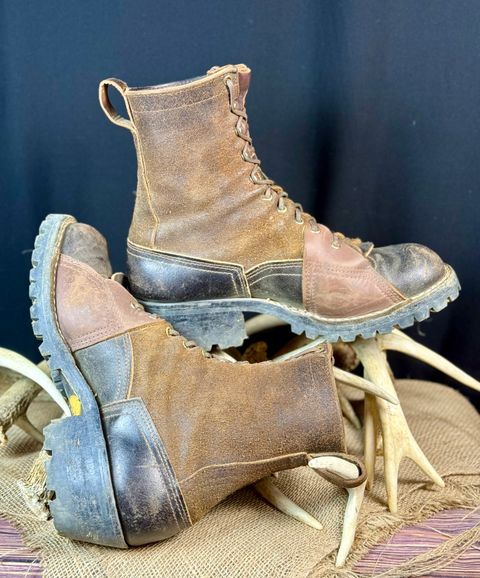 Photo by DocLineman on May 4, 2025 of the Nicks x Rose Anvil ND3 in Horween Brown Waxed Flesh & Seidel 1964 Brown.