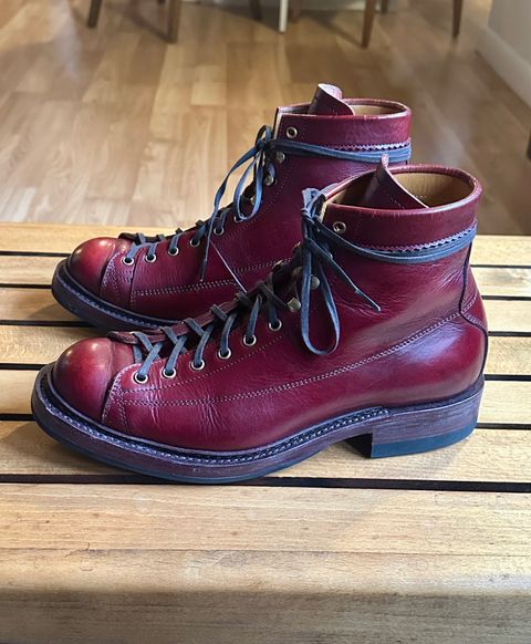 Photo by old_walrus on December 5, 2024 of the Sagara Cordmaster in Indonesian Oil Tanned Merlot.