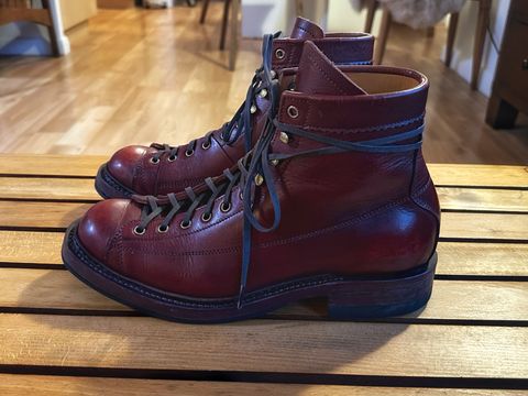 Photo by old_walrus on February 5, 2025 of the Sagara Cordmaster in Indonesian Oil Tanned Merlot.