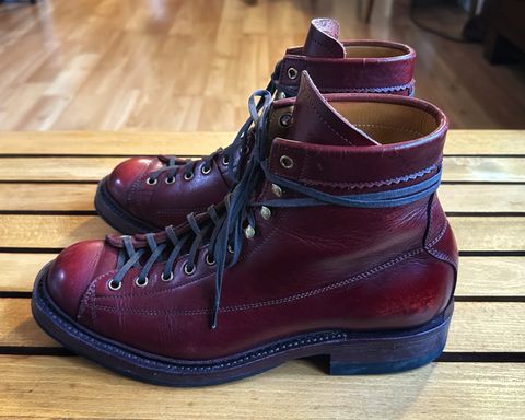 Photo by old_walrus on March 5, 2025 of the Sagara Cordmaster in Indonesian Oil Tanned Merlot.